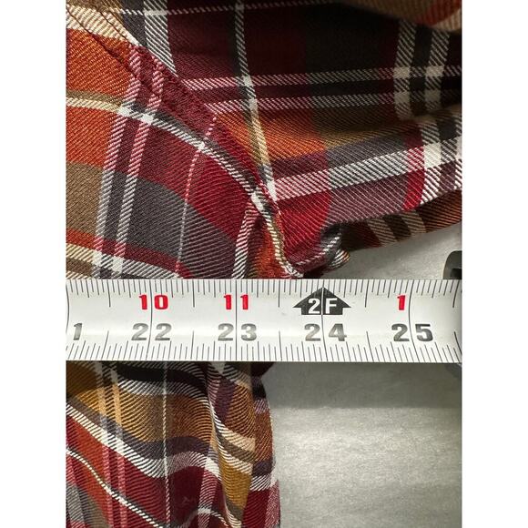 Lucky Brand XL Ultra Soft Women Plaid Button Up Flannel Viscose 2023 - Picture 5 of 9